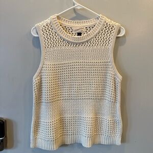 Universal Thread Cream Sleeveless Knit Top